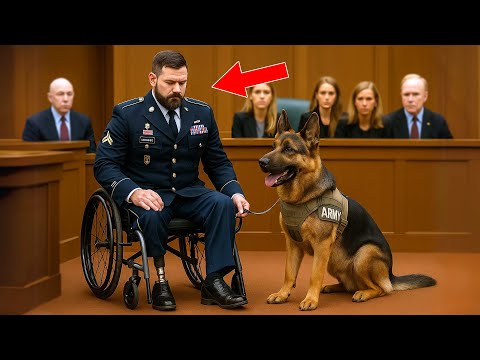 The Ex soldier Wanted A Final Goodbye With His Dog In Court, But What Happened Shocked Everyone!