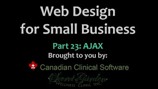 Web Design for Small Business: Part 23 - AJAX