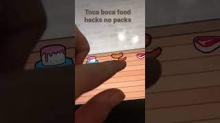 Toca boca food hacks no packs