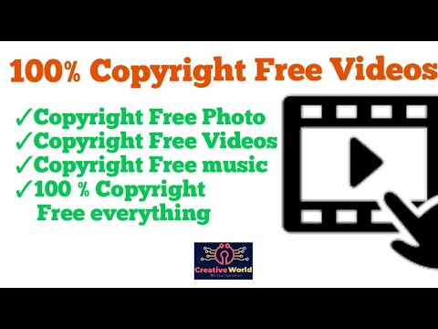 How to get Copyright Free Videos for your YouTube channel | Videos without copyright Creative World
