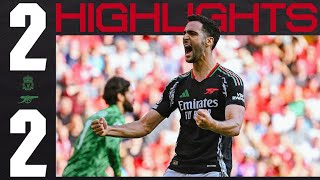 HIGHLIGHTS | Liverpool vs Arsenal (2-2) | Premier League | Martinelli, Merino