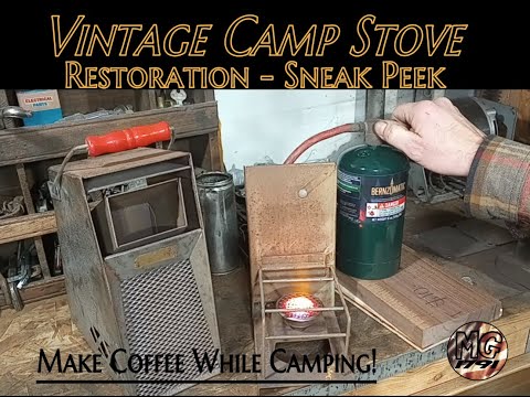 Next Restoration Sneak Peek - a Vintage Goss Camp Stove/Heater