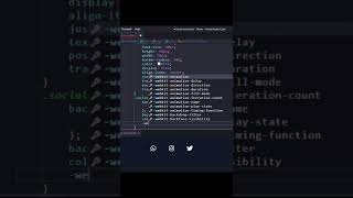Social Media Icons with Hover and Inverse Actions using CSS #creativity #icon #csseffect