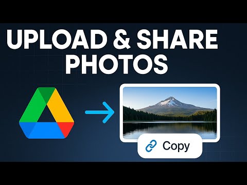 How To Upload Photos In Google Drive and Share Link