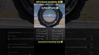 😱 BGMI Scope Setting 2x 3x 4x 6x 8x | New Best Sensitivity Settings | No Recoil #shorts #bgmi #viral