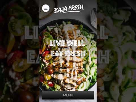 Baja Fresh Restaurant mobile app by Lyubov Strauss