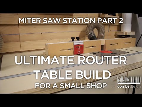 Ultimate Router Table Build- Miter Station Part 2