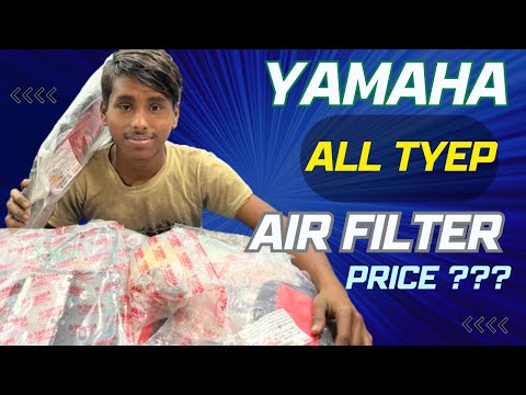 YAMAHA ALL TYEP AIR FILTER || Element air Cleaner #yamaha #r15m #r15v4 #repair #rayzr125 #service