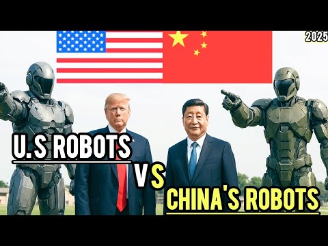 U.S. Robots vs China's Robots 2025 | Who Leads the Robotic Revolution | Robotic Warfare