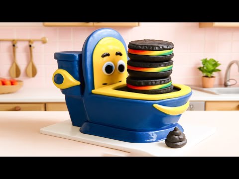 Making a SKIBIDI TOILET Cake from Oreo Cookies | Would You Dare to Eat It?