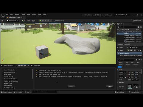 Fix "Lightmap UV are overlapping" warning in Unreal Engine 5 (uv tutorial)
