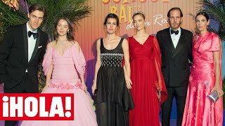 Los Grimaldi, casi al completo, viven una noche muy caribeña en el Baile de la Rosa de Mónaco