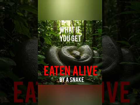 What If a Snake Swallowed You Alive? | The Terrifying Truth Inside | Nature gone wrong #shorts