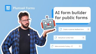 AI form builder for public web forms