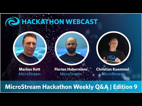 MicroStream Hackathon Weekly Q&A | Edition 9 (German)