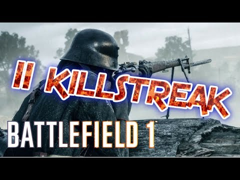 Battlefield 1 - Sinai Slayer (11 killstreak, PS4 gameplay)