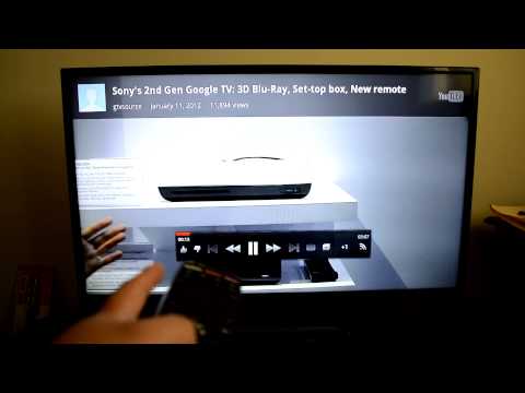 YouTube for Google TV version 1.6 update demo
