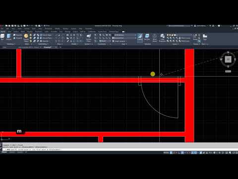 AutoCAD : How to draw a house plan Part 2.