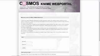 COSMOS Tutorial - Physiologically Based Kinetic Model