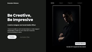 Design a Creative Agency Page using HTML and CSS | Step-by-Step Tutorial