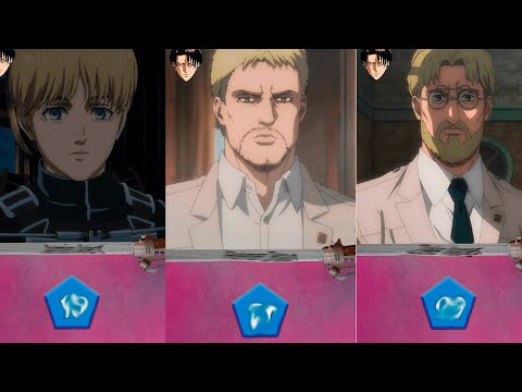 How old are characters Attack on Titans? | Characters Age Season 4