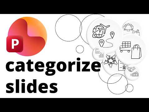 Stop Making Messy PowerPoint Slides | Categorize Slide System with Morph
