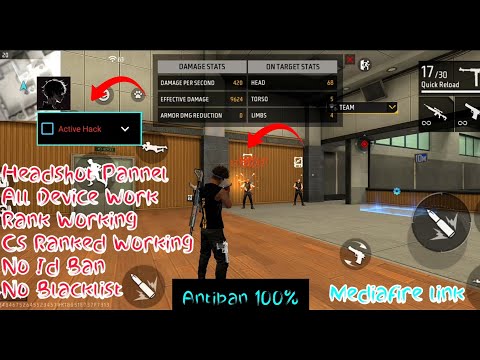 Free Fire max Auto Headshot Pannel Hack 🎉 | 100% ANTIBAN ✅ | VIP HACK | All Device Work  ffmax hack💥