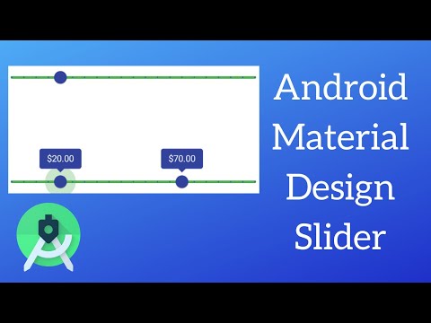 Android Material Design Component - How to Use Sliders in Your App