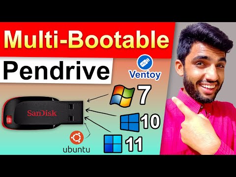how to create a multiboot usb windows 7,8,10,11 with ventoy | multi bootable pendrive kaise banaye