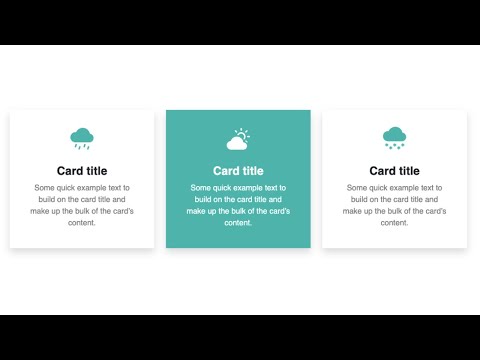Bootstrap 5 Card with Icon and Hover Effect