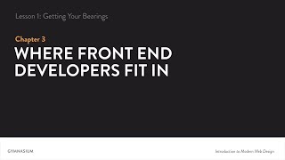 Modern Web Design: Lesson 1 (3 of 4)