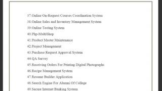 Computer Science IEEE Live Final Year Projects in Nagapattinam