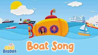 Boat Song | Learn about Boats with Chef Bisous | Educational Songs for Toddlers and Preschoolers