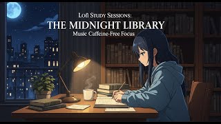 lofi study sessions: the midnight library music caffeine-free focus