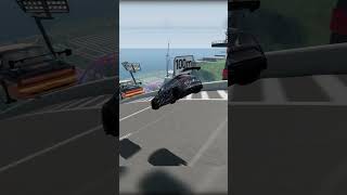 High-Speed Cars vs Concrete Wall: Car Jump arena High speed jumps #beamngdrive #carjumparena