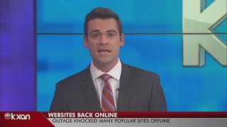 Major internet outage Tuesday morning
