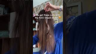 How to make perfect curls? H2O Steam Styler #haircurls #hairstyling #haircurler #hairstraightener