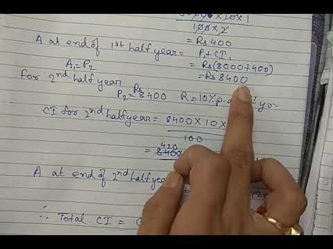Compound Interest numericals part2