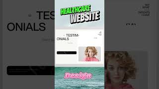 "Clean & Secure Healthcare Website UI 💻❤️ | Telehealth Design