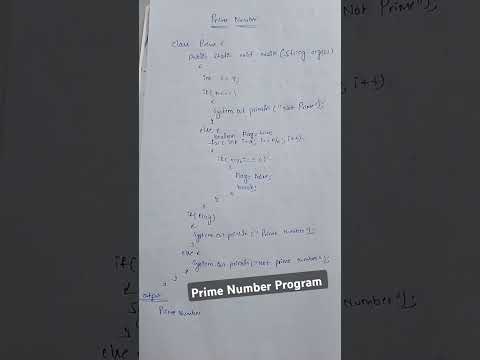 Prime Number Program #programming#java