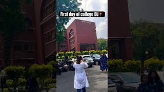 FIRST DAY OF COLLEGE AT DU😍| Delhi University | #delhiuniversity