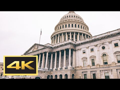 U.S. Capitol, National Mall, and White House Bike Tour in 4K -- Washington, D.C.