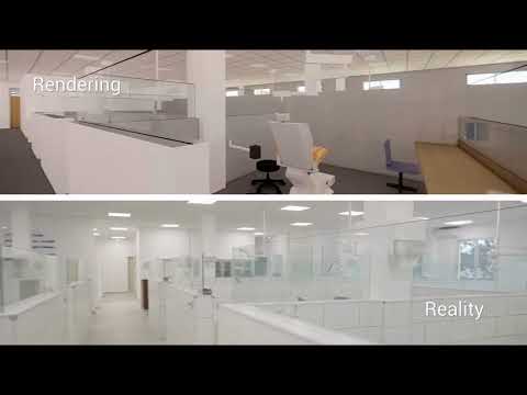 Gamal Clinical Dental Training Center: Rendering to Reality