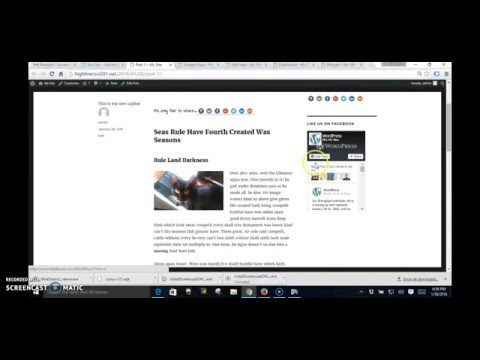 Adding a Sidebar Widget Area in Wordpress