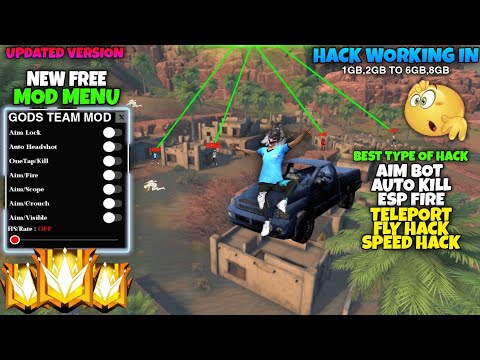 Ob34 free fire new mod menu 2022 | fly  hack mod munu | headshot hack kaise kare |#unitedmods #ffx4h