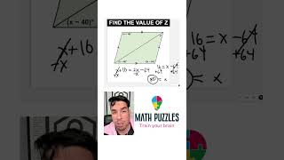 Can you find the value of Z? #maths #mathpuzzlesforkids #mathematicspuzzle #puzzlesolving