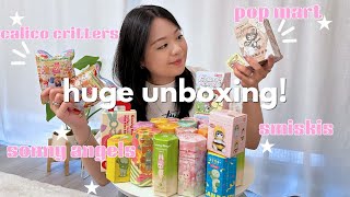 BLIND BOX HAUL FROM JAPAN & KOREA! ✨ sonny angels, smiskis, pop mart, calico critter & mofusand ✮