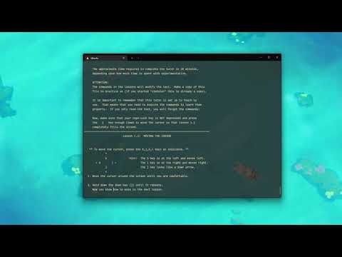 VIMTUTOR Gameplay Walkthrough Part 1/1 FULL GAME / No Commentary [1080p60fps/W11/Topre Realforce R2]