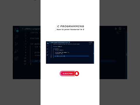 Find Factorial of given number in C language || #coding #codinglife #code