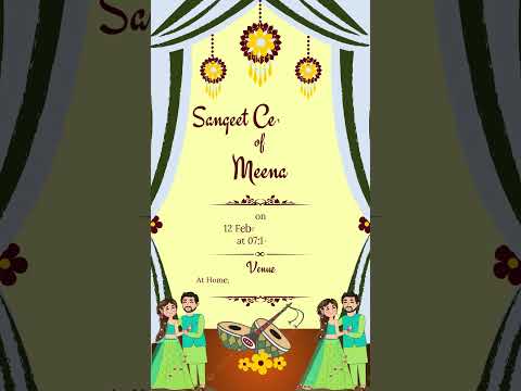 Wedding Invitation for Hindu Wedding #wedding #shorts #viralvideo